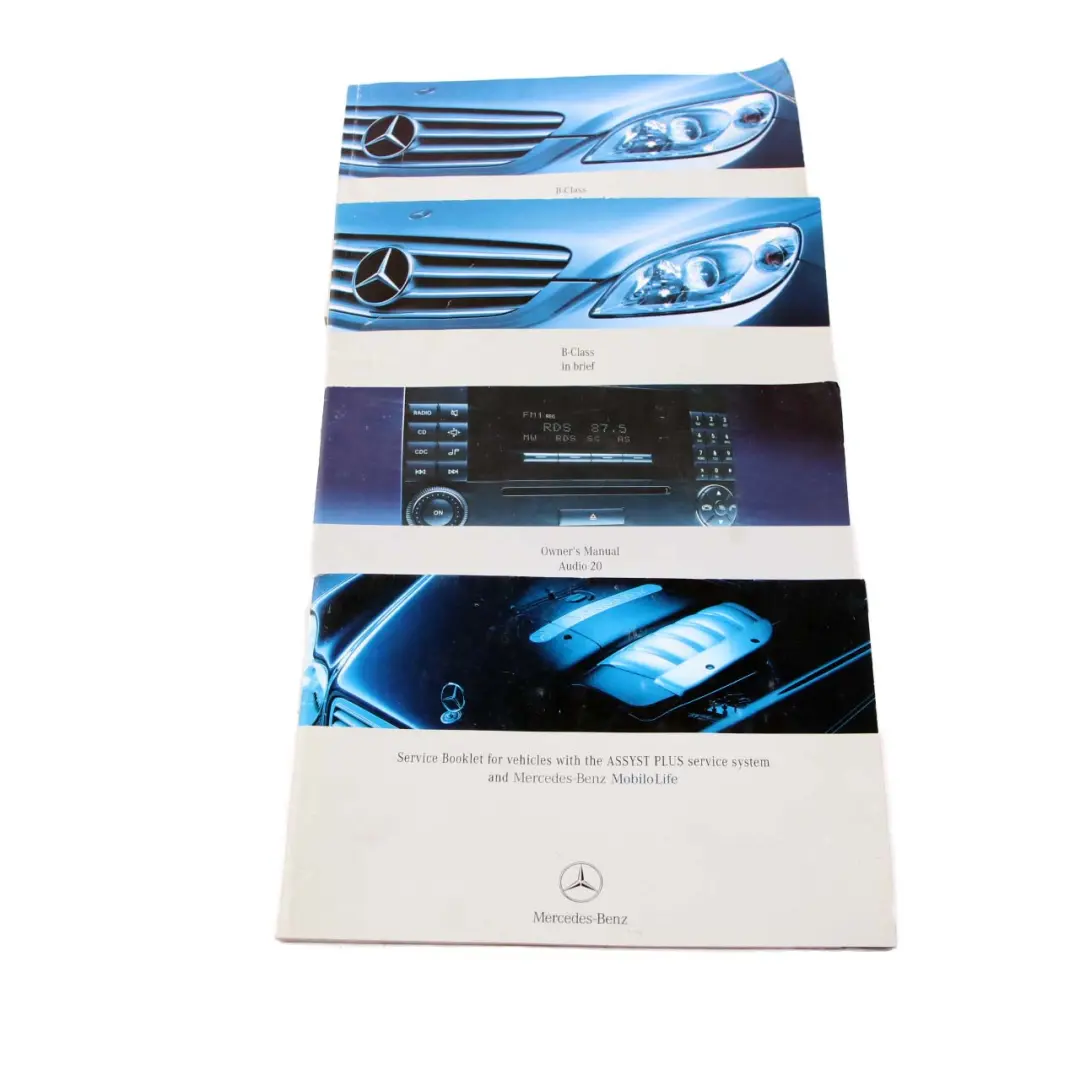  Mercedes-Benz B W245 Service Booklet Book Set Pouch Case Wallet - SKU A2455844981 - Part number A1695841683
