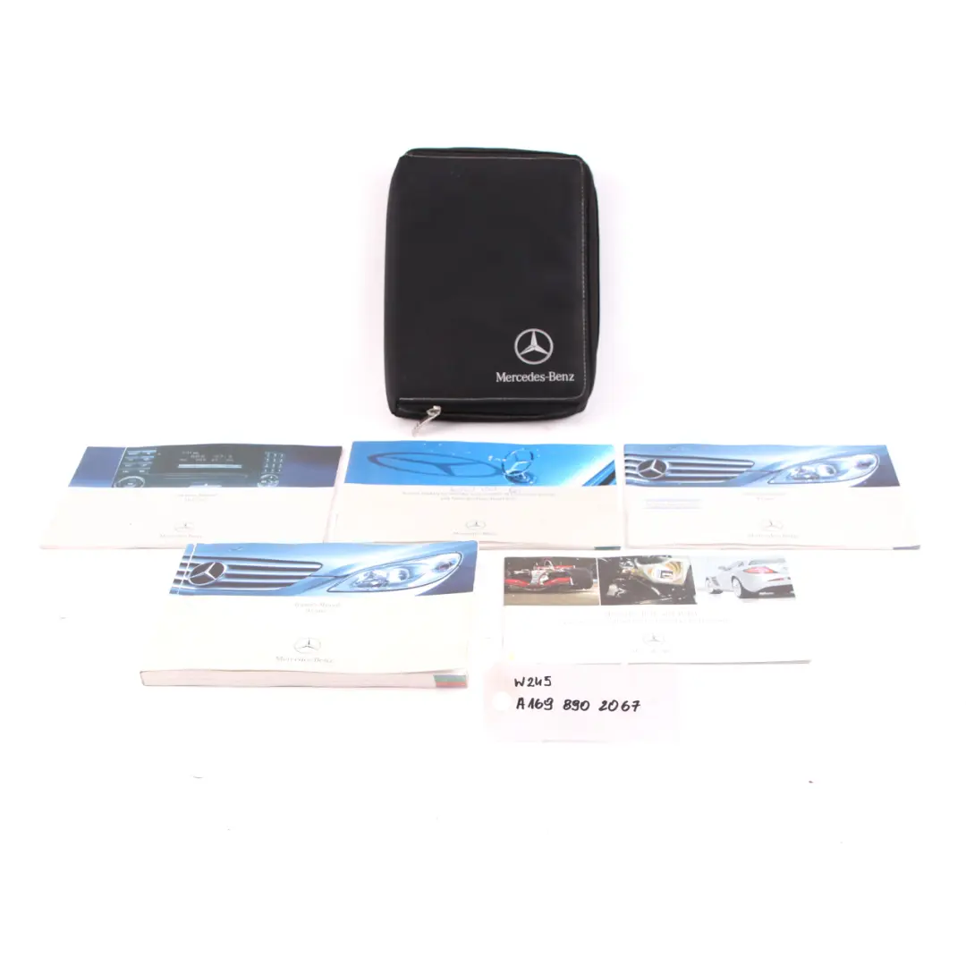 Owner's Handbook Service Booklet Slipcase Pouch Case Wallet to Mercedes W245 with Part number A2455846993 Mercedes W245 Owner's Handbook Service Booklet Slipcase Pouch Case Wallet - SKU A2455846993 - Part number A2455846993