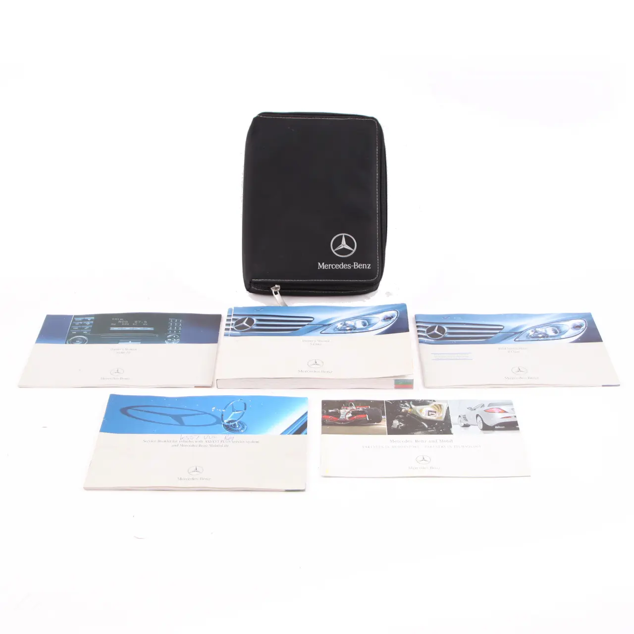 Mercedes W245 Owner's Handbook Service Booklet Slipcase Pouch Case Wallet