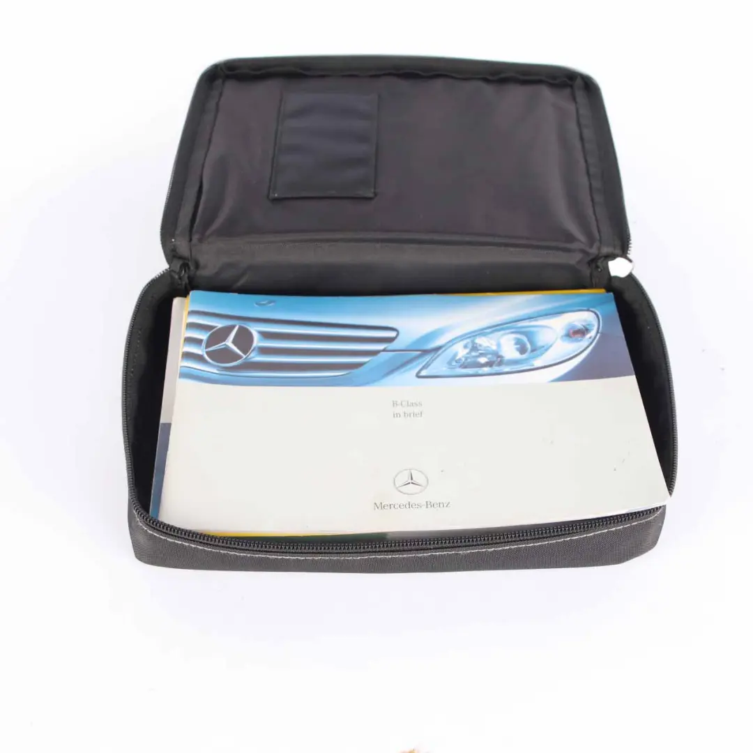 Owner's Handbook Slipcase Pouch Case Wallet Set to Mercedes W169 W245 with Part number A2455847881 Mercedes W169 W245 Owner's Handbook Slipcase Pouch Case Wallet Set - SKU A2455847881 - Part number A2455847881