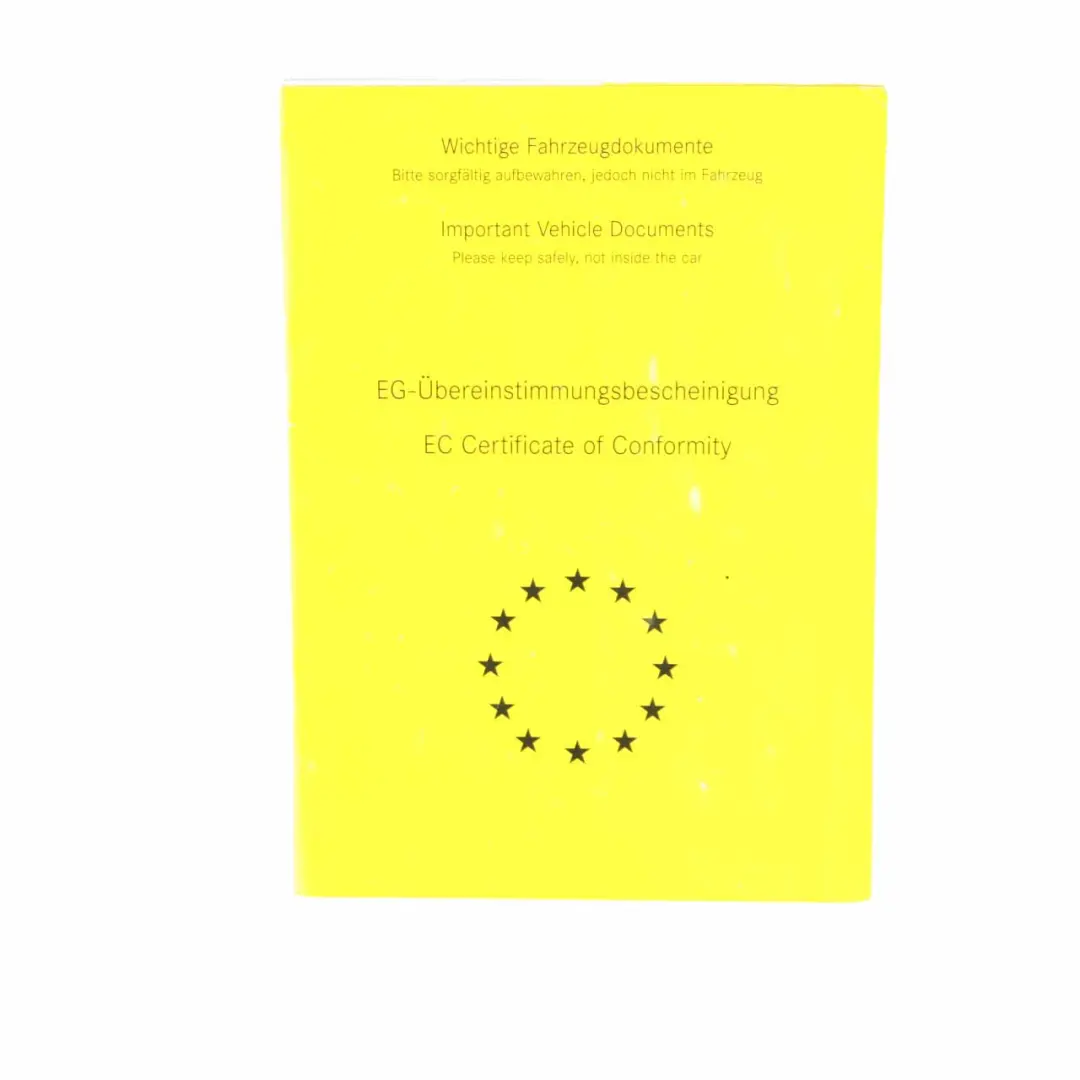 Owner's Handbook Slipcase Pouch Case Wallet Set to Mercedes W169 W245 with Part number A2455847881 Mercedes W169 W245 Owner's Handbook Slipcase Pouch Case Wallet Set - SKU A2455847881 - Part number A2455847881