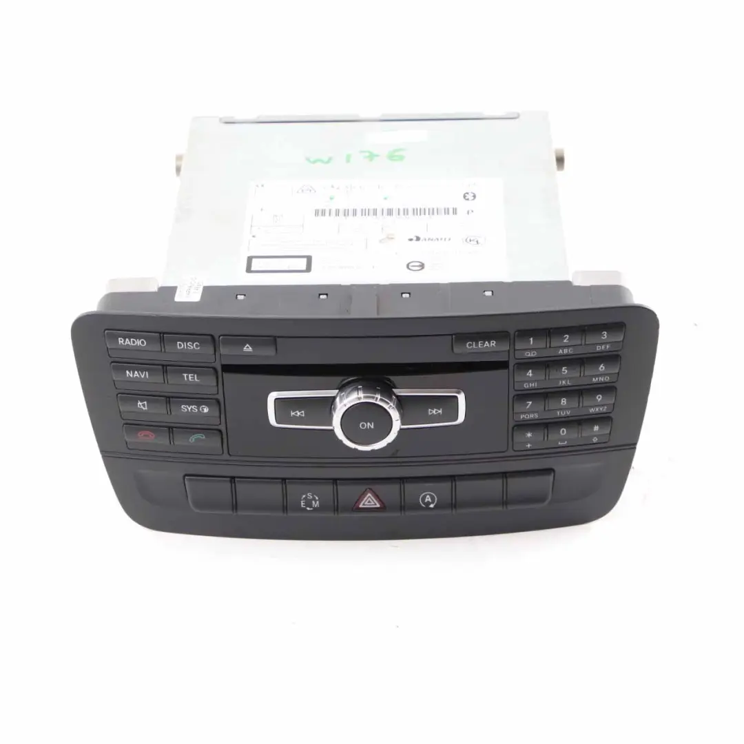 Radio Head Unit Mercedes W176 Media Player Navigation Hazard Switch to with Part number A2460990516 Radio Head Unit Mercedes W176 Media Player Navigation Hazard Switch - SKU A2460990516 - Part number A2460990516