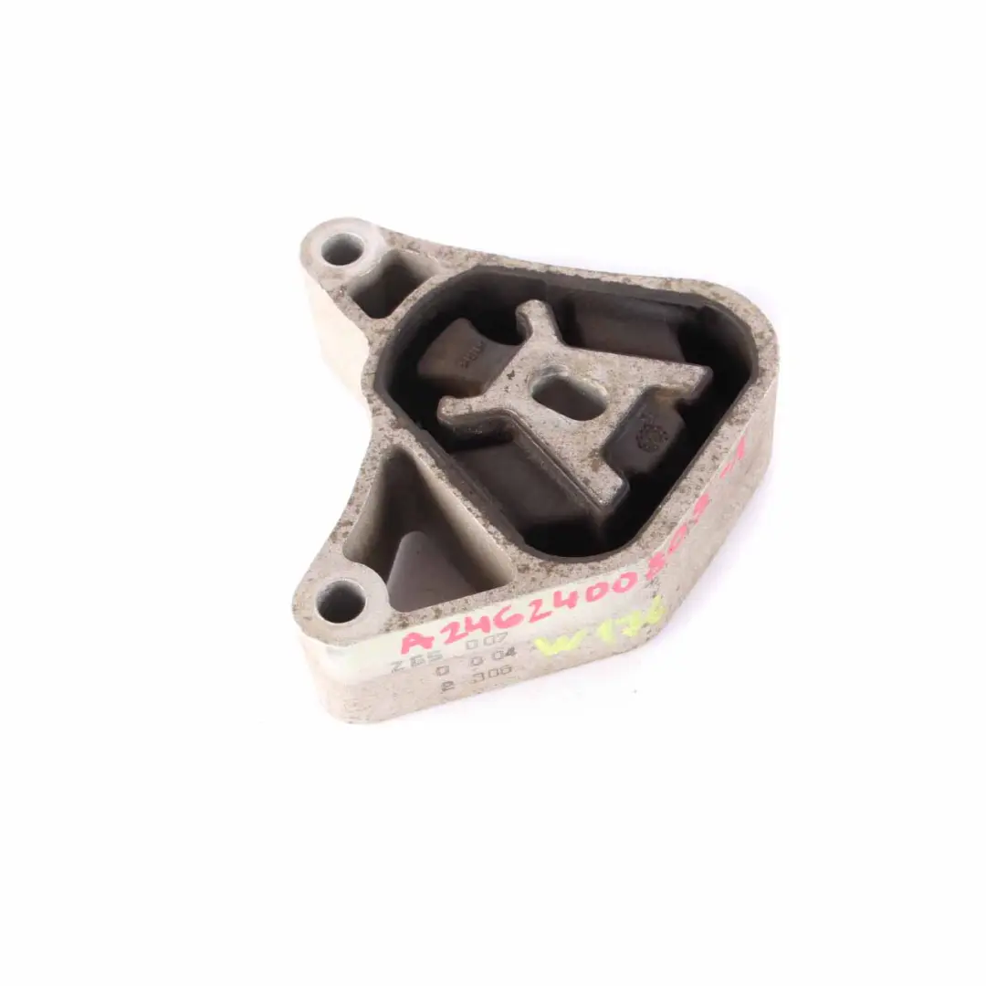 Support Mount Holder Bracket 1 to Mercedes W176 W246 Engine with Part number A2462400809 Mercedes W176 W246 Engine Support Mount Holder Bracket 1 - SKU A2462400809-1 - Part number A2462400809