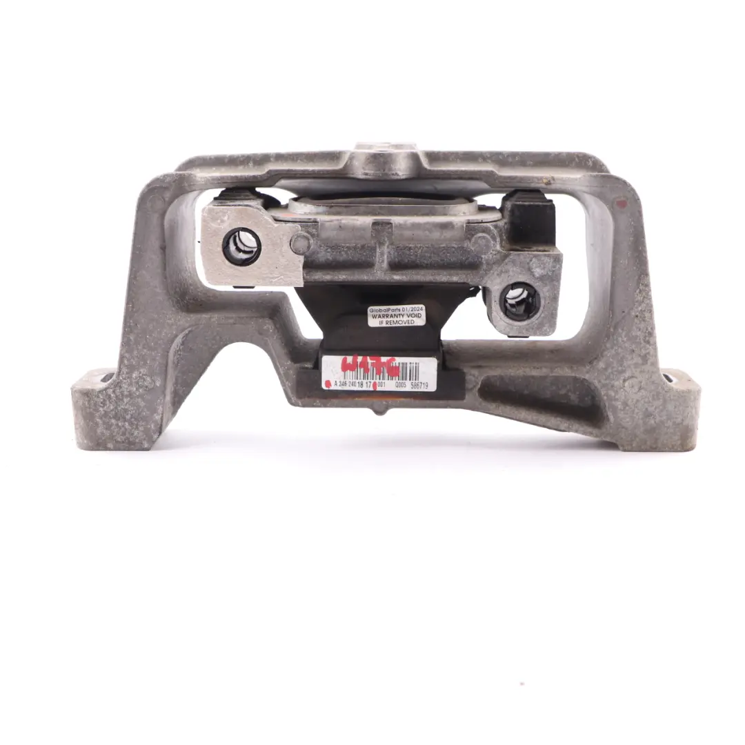 Right O/S Engine Support Mount Holder Bracket to Mercedes W176 W246 with Part number A2462401817 Mercedes W176 W246 Right O/S Engine Support Mount Holder Bracket - SKU A2462401817 - Part number A2462401817