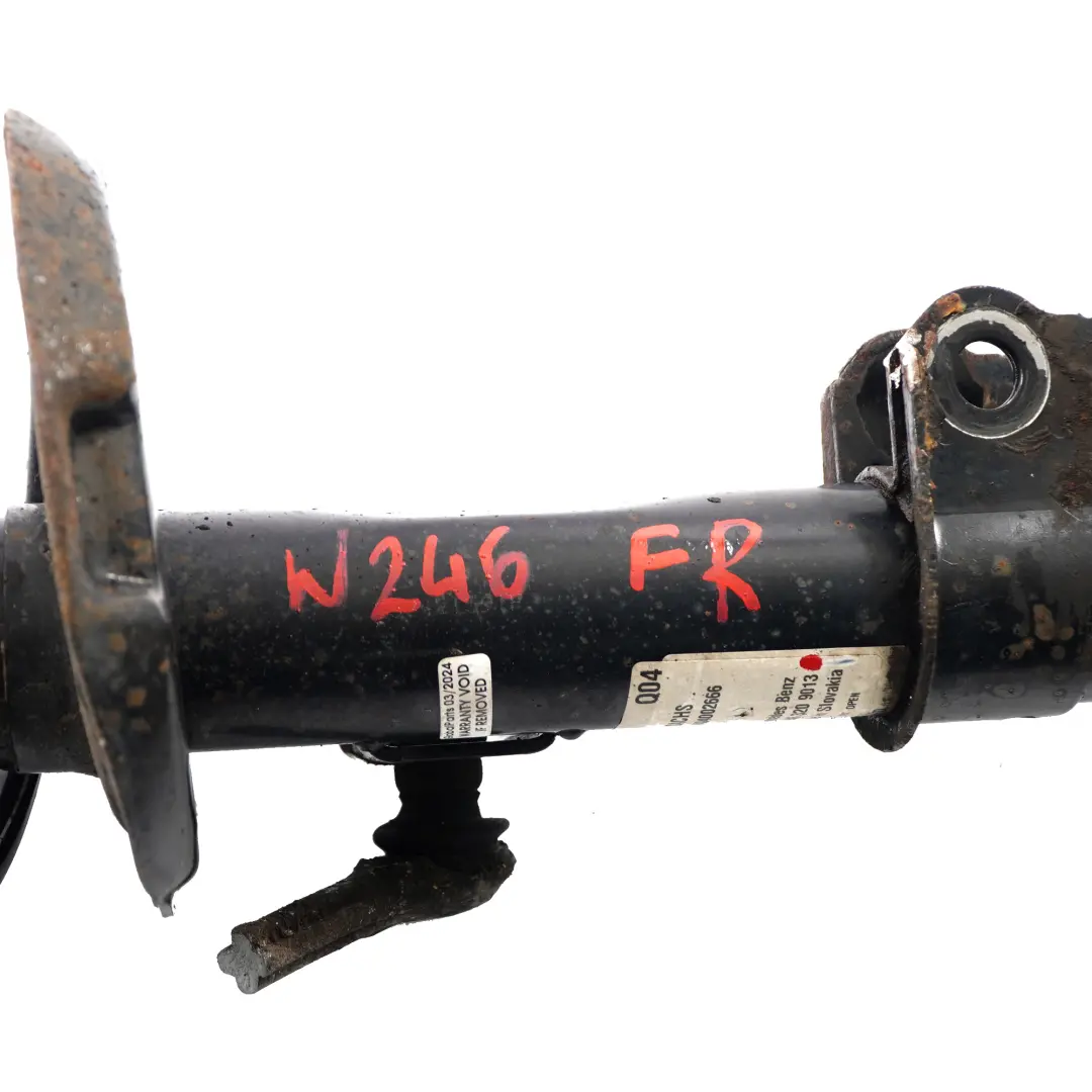 Federbein vorne rechts Federung Stoßdämpfer für Mercedes W246 mit Teilenummer A2463209013 Mercedes W246 Federbein vorne rechts Federung Stoßdämpfer - SKU A2463209013 - Teilenummer A2463209013