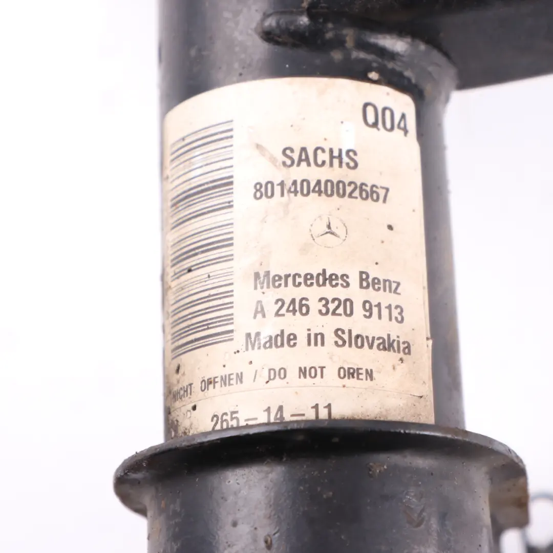 Strut Mercedes W176 Front Left N/S Suspension Shock Absorber to Spring with Part number A2463209113 Spring Strut Mercedes W176 Front Left N/S Suspension Shock Absorber - SKU A2463209113 - Part number A2463209113