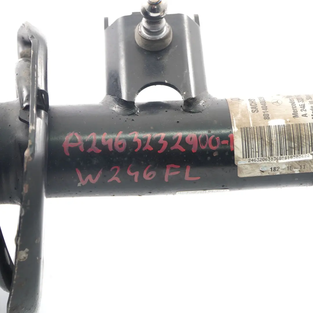 Amortiguador delantero izquierdo de la suspensión A2463206313 para Mercedes W246 con número de pieza A2463232900 Mercedes W246 Amortiguador delantero izquierdo de la suspensión A2463206313 - SKU A2463232900-1 - Número de pieza A2463232900