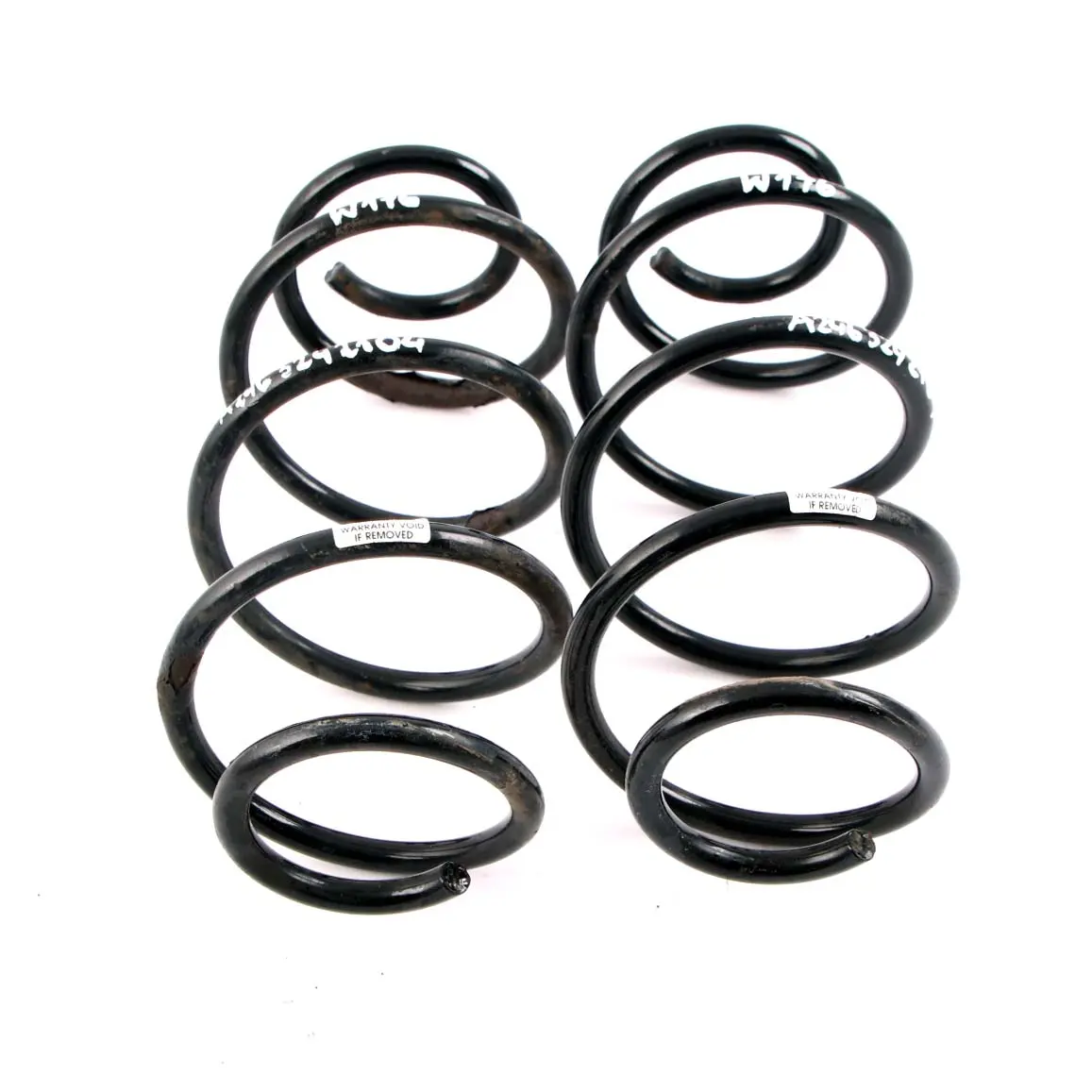 Mercedes-Benz W176 W246 Set di molle elicoidali posteriori 3 X Marchi Marrone