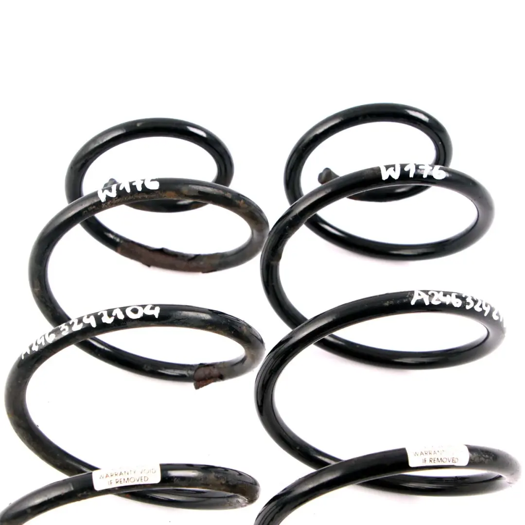 Mercedes W176 W246 Rear Coil Spring Suspension Set 3 X Brown Marks - SKU A2463242104 - Part number A2463242104
