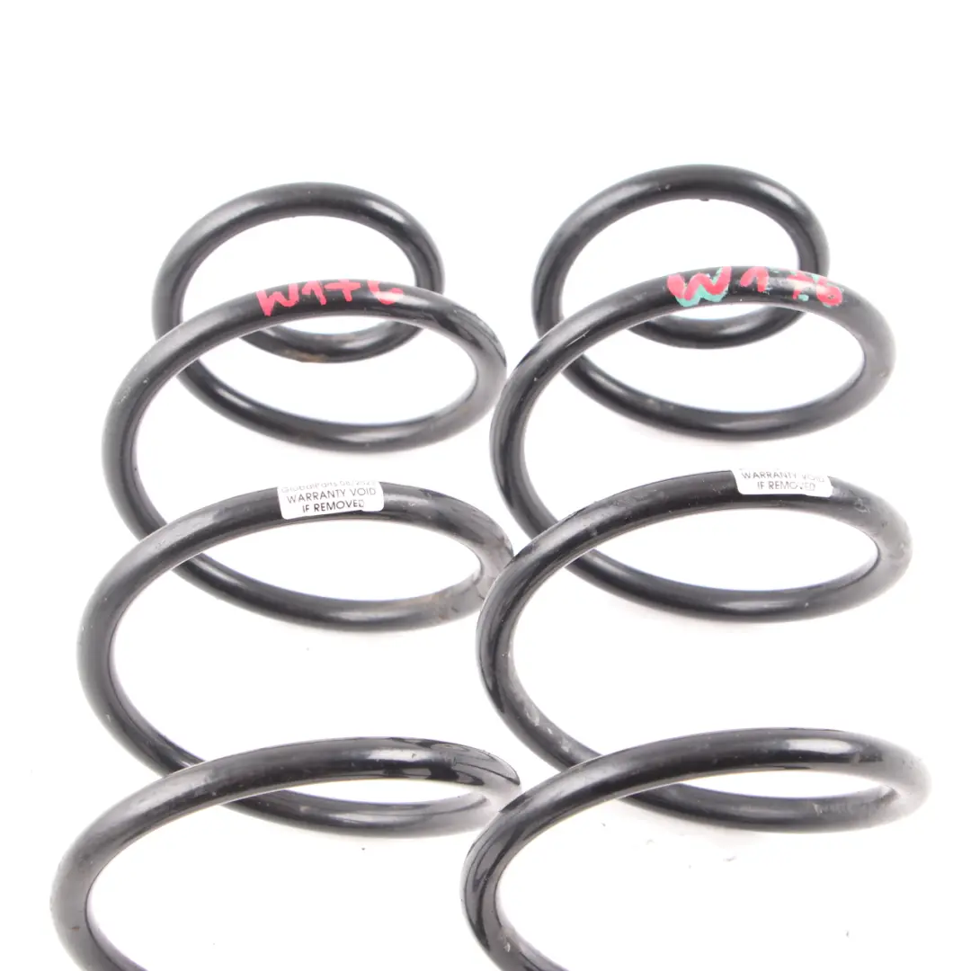 Mercedes W176 Coil Spring Rear Axle Suspension Left Right Set - SKU A2463242304 - Part number A2463242304