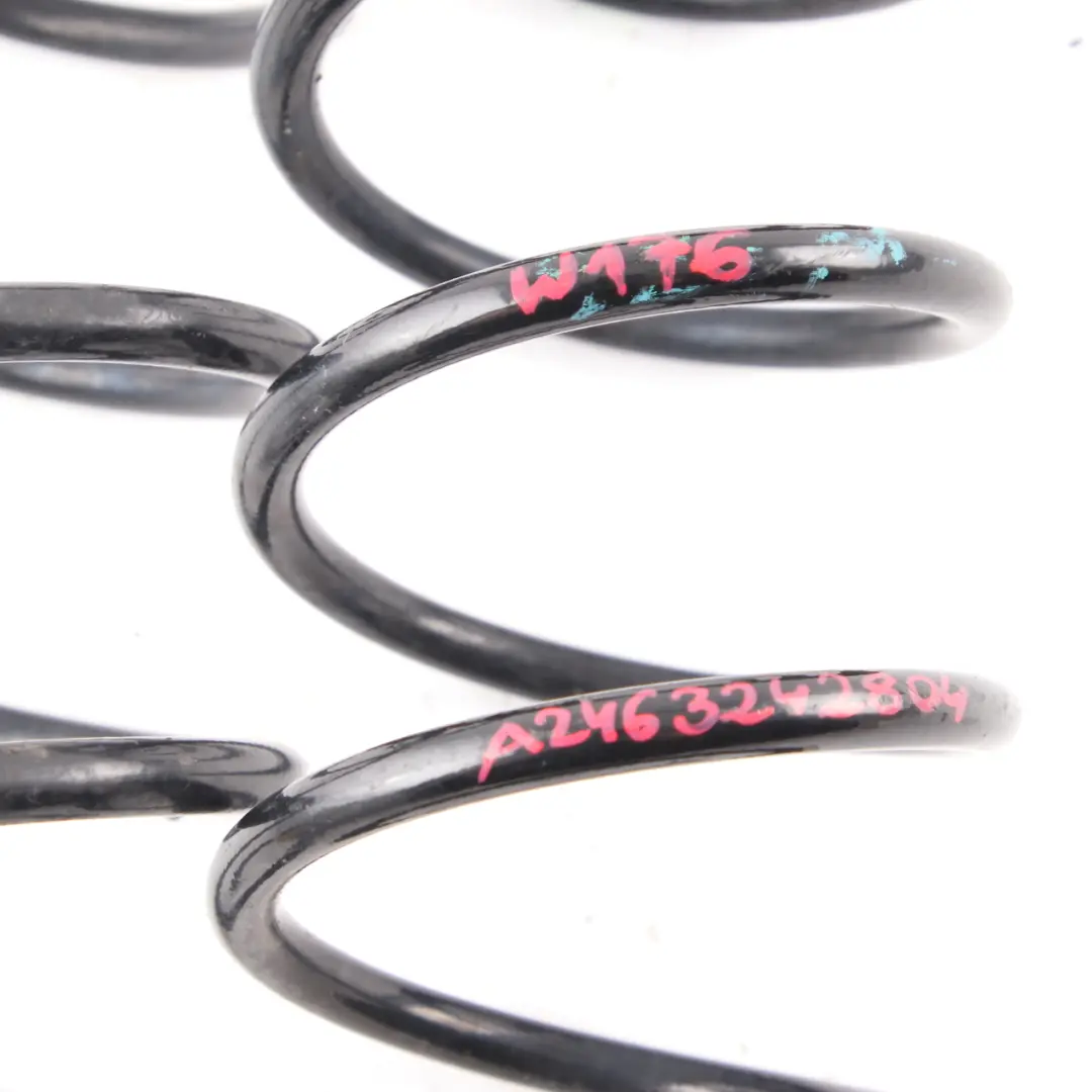 Coil Spring Mercedes W176 W246 Rear Suspension Spring Set to with Part number A2463242804 Coil Spring Mercedes W176 W246 Rear Suspension Spring Set - SKU A2463242804 - Part number A2463242804