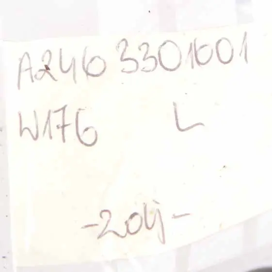 Mercedes W176 W246 OM651 Półoś Lewa Przednia Lewy Przód - SKU A2463301601 - Numer Części A2463301601