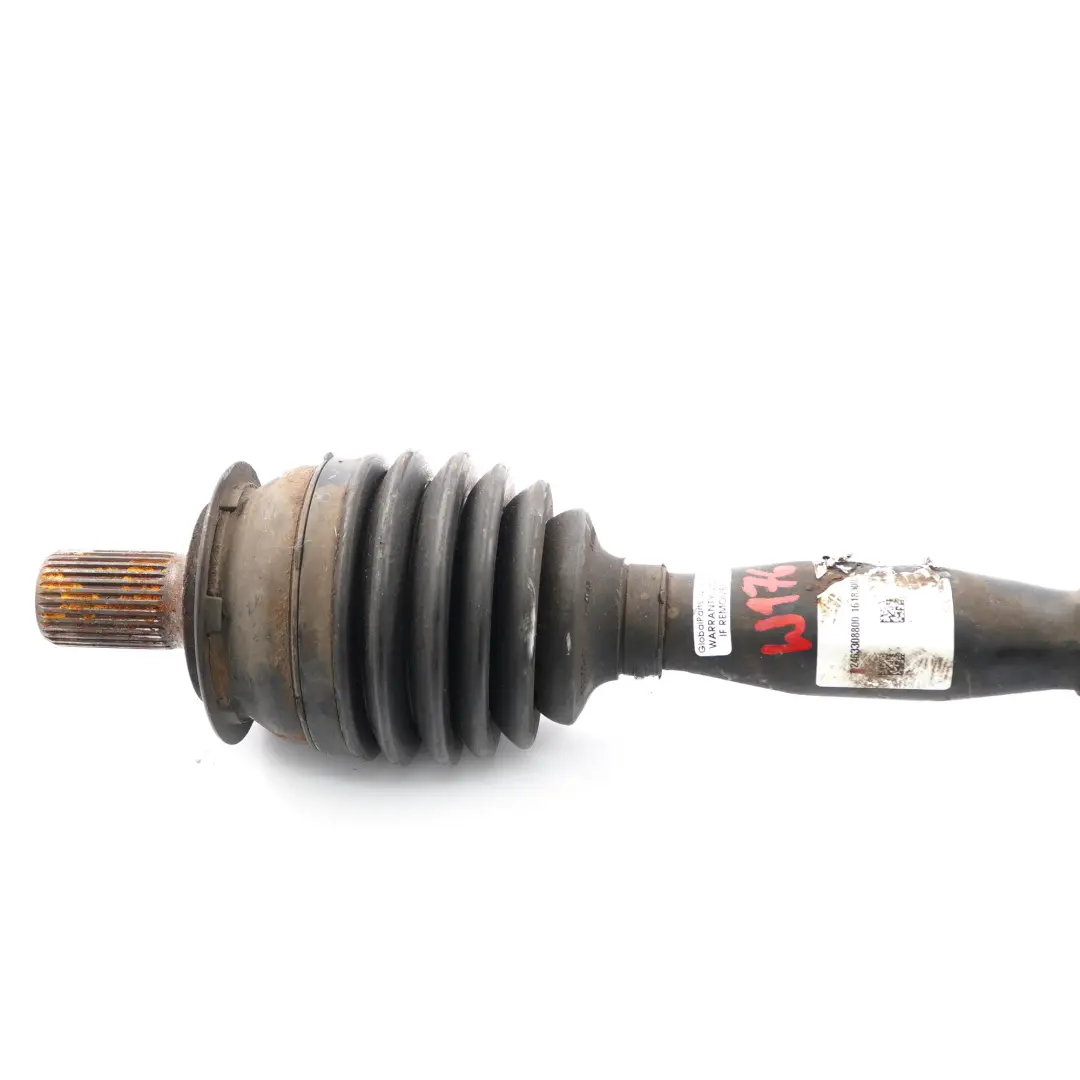 Arbre de transmission Mercedes W176 W246 M260 Avant gauche pour à propos du numéro de pièce A2463308800 Arbre de transmission Mercedes W176 W246 M260 Avant gauche - SKU A2463308800 - Numéro de pièce A2463308800