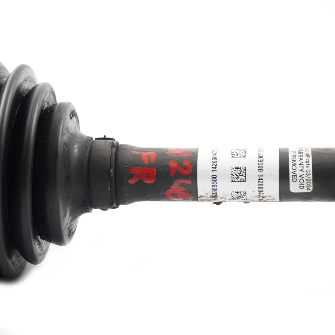 Antriebswelle Mercedes W246 OM651 Vorderachse Rechts Ausgangswelle für mit Teilenummer A2463309500 Antriebswelle Mercedes W246 OM651 Vorderachse Rechts Ausgangswelle - SKU A2463309500 - Teilenummer A2463309500