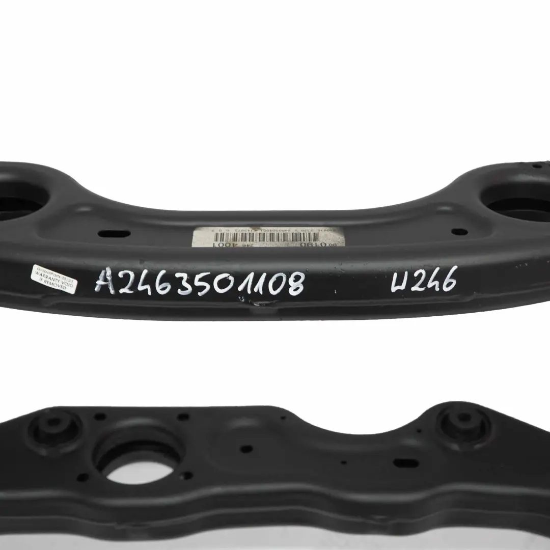 Assale posteriore Culla Sottotelaio Portante Sospensione per Mercedes W176 W246 con numero di parte A2463501108 Mercedes W176 W246 Assale posteriore Culla Sottotelaio Portante Sospensione - SKU A2463501108 - Numero di parte A2463501108