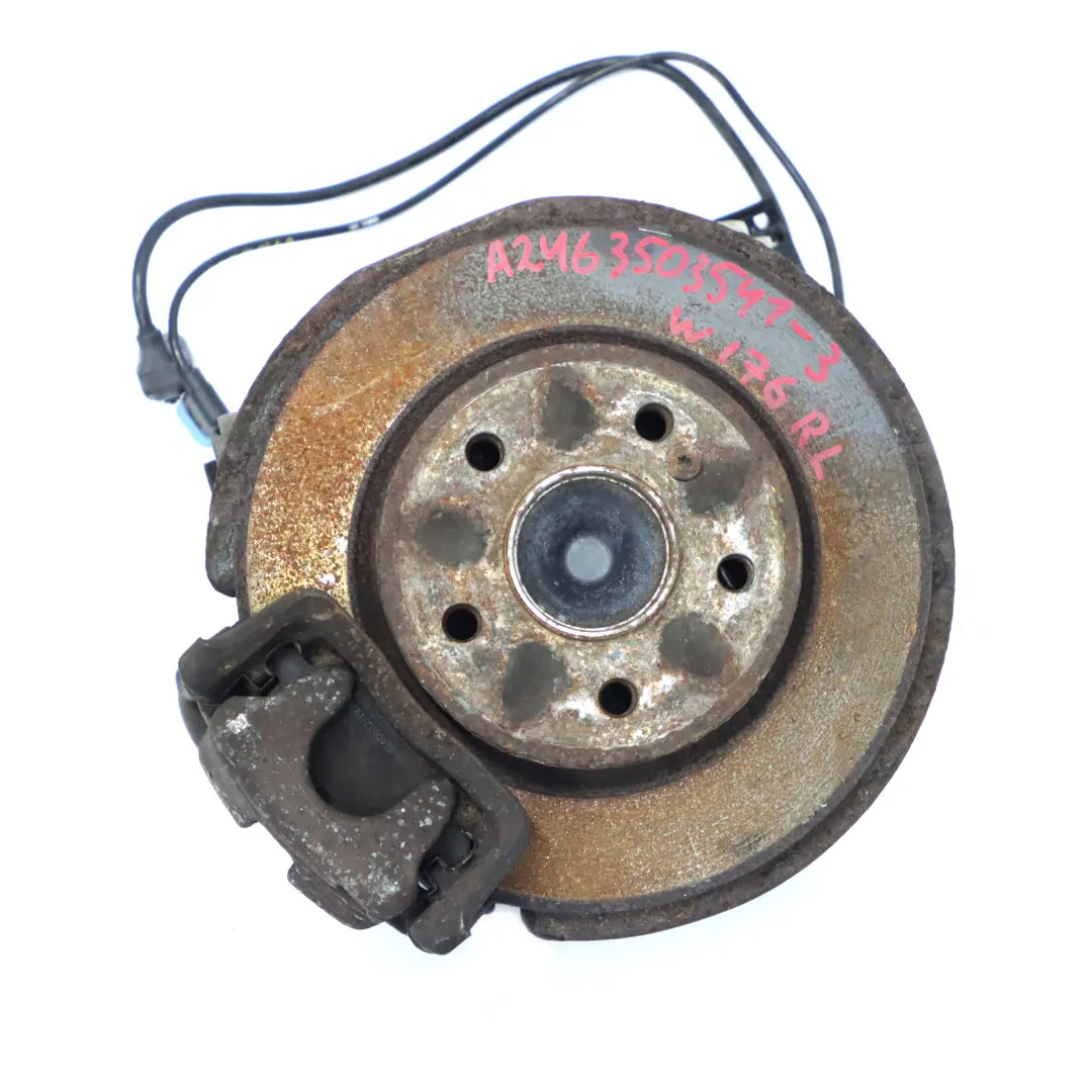 Mercedes W176 W246 Hinten Links Aufhängung Bein Radträger Nabe Achsschenkel - SKU A2463503541-3 - Teilenummer A2463503541