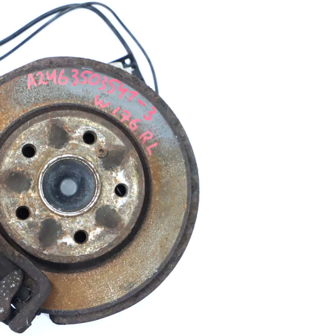 Sospensione posteriore sinistra Gamba portaruota Mozzo Nocca per Mercedes W176 W246 con numero di parte A2463503541 Mercedes W176 W246 Sospensione posteriore sinistra Gamba portaruota Mozzo Nocca - SKU A2463503541-3 - Numero di parte A2463503541