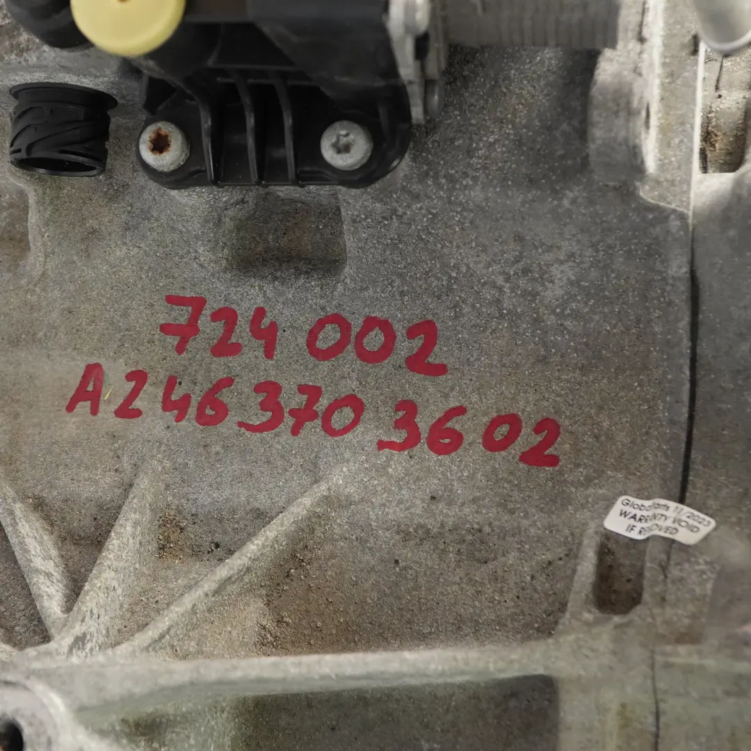 Gearbox Mercedes C117 W176 W246 724002 724.002 WARRANTY to Automatic with Part number A2463703602 Automatic Gearbox Mercedes C117 W176 W246 724002 724.002 WARRANTY - SKU A2463703602 - Part number A2463703602