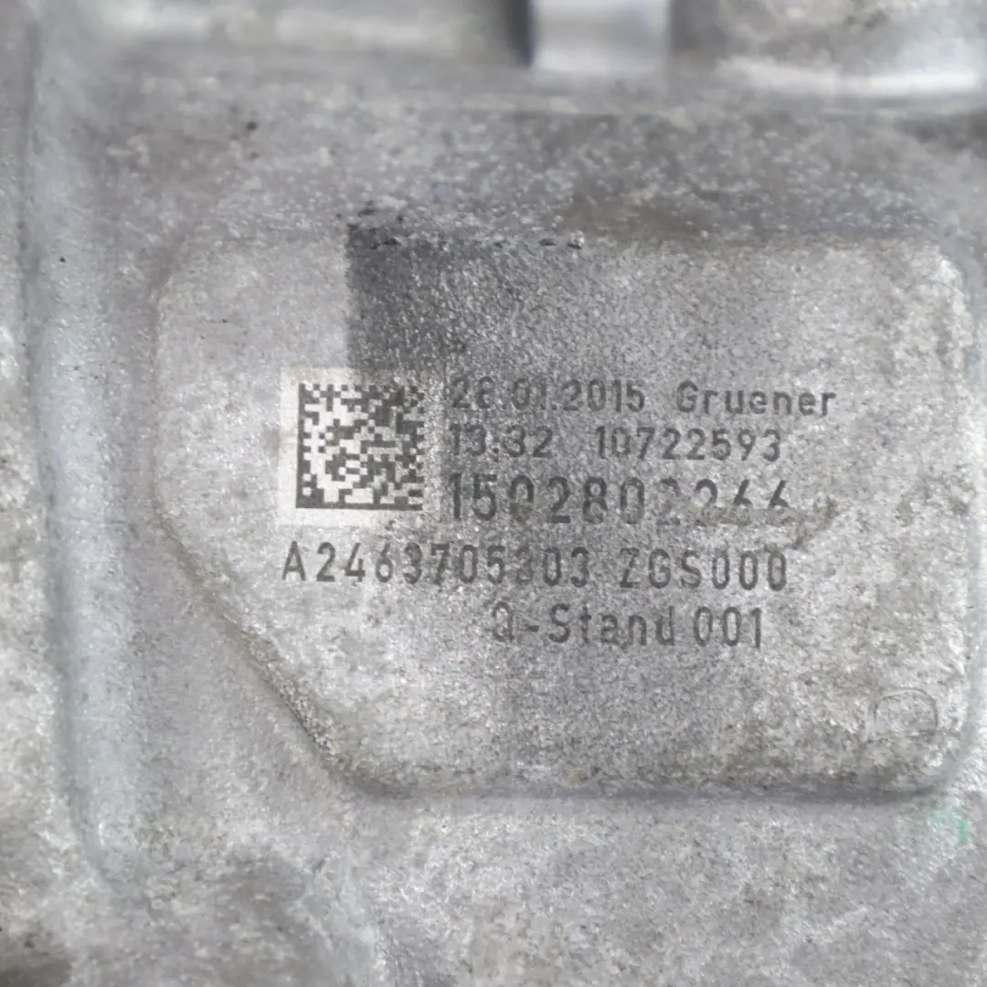 4Matic Caja Cambios Automática 724011 724.011 A2463705303 GARANTÍA para Mercedes W176 con número de pieza A2463704003 Mercedes W176 4Matic Caja Cambios Automática 724011 724.011 A2463705303 GARANTÍA - SKU A2463704003-1 - Número de pieza A2463704003