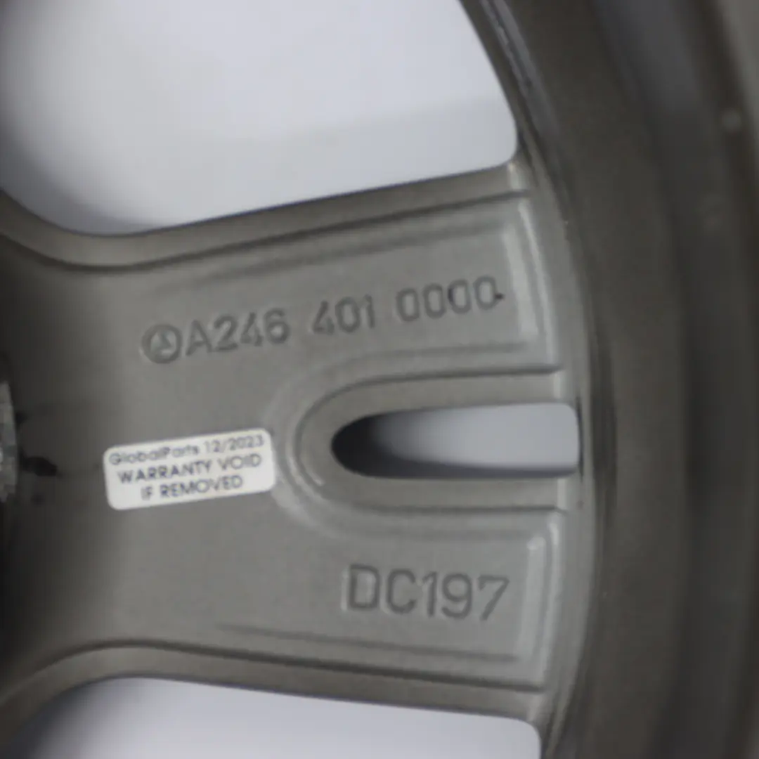 Mercedes W176 W246 Llanta de aleación 16" ET:49 6,5J 5 Radios dobles - SKU A2464010000 - Número de pieza A2464010000