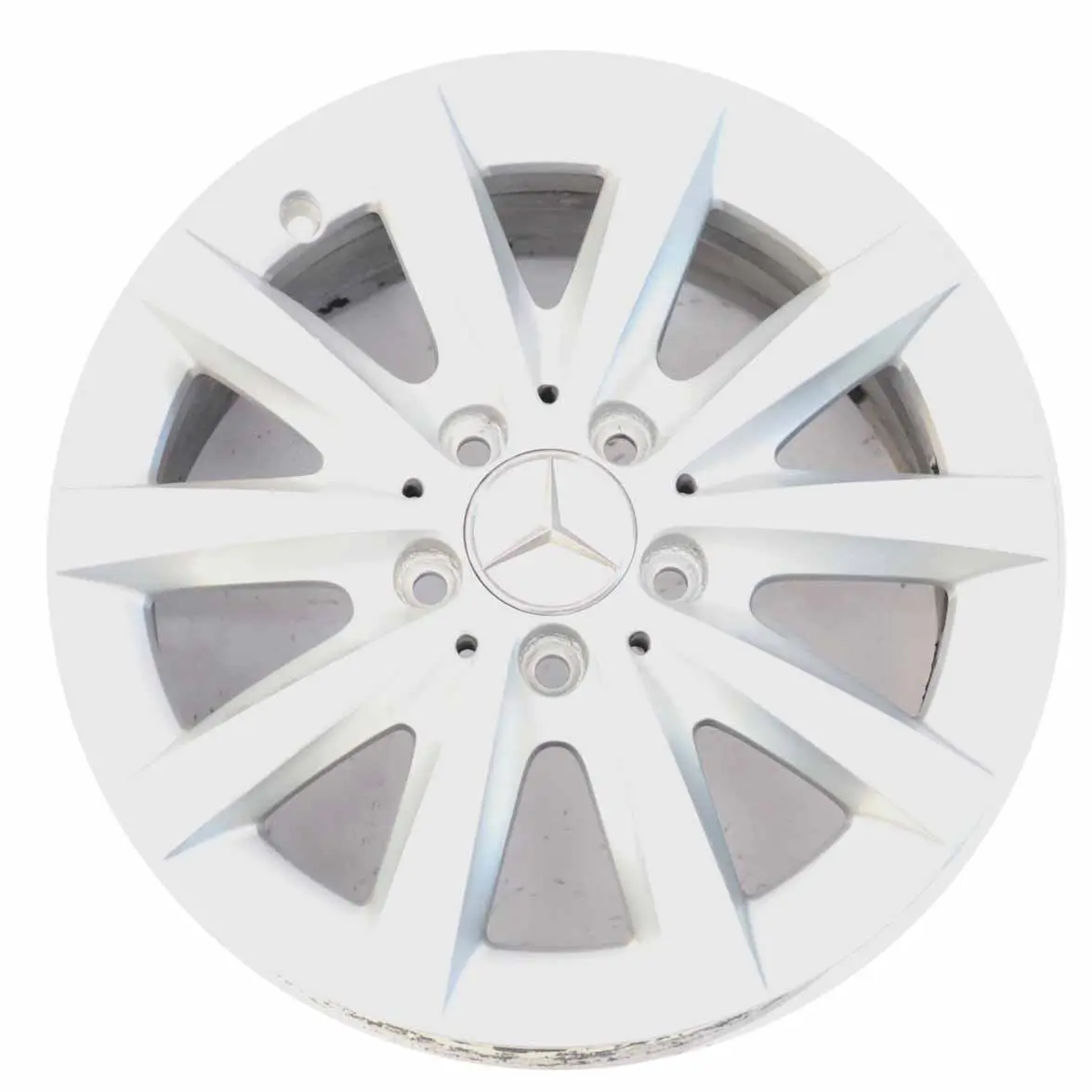Mercedes W176 W246 Cerchio in lega argento a 10 razze 16" ET:49 6,5J A2464010202