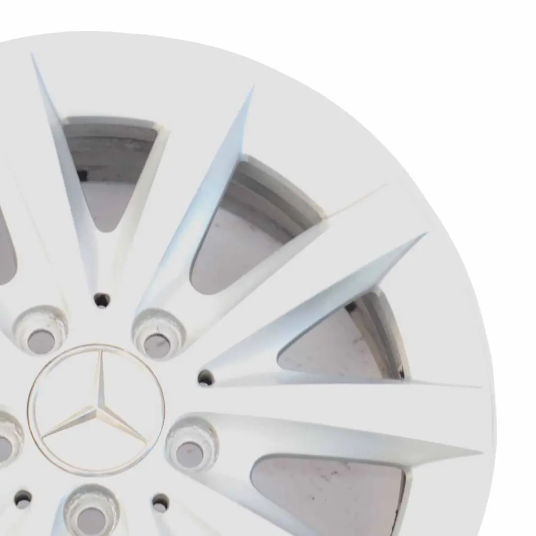 Mercedes W176 W246 Cerchio in lega argento a 10 razze 16" ET:49 6,5J - SKU A2464010202-1 - Numero di parte A2464010202
