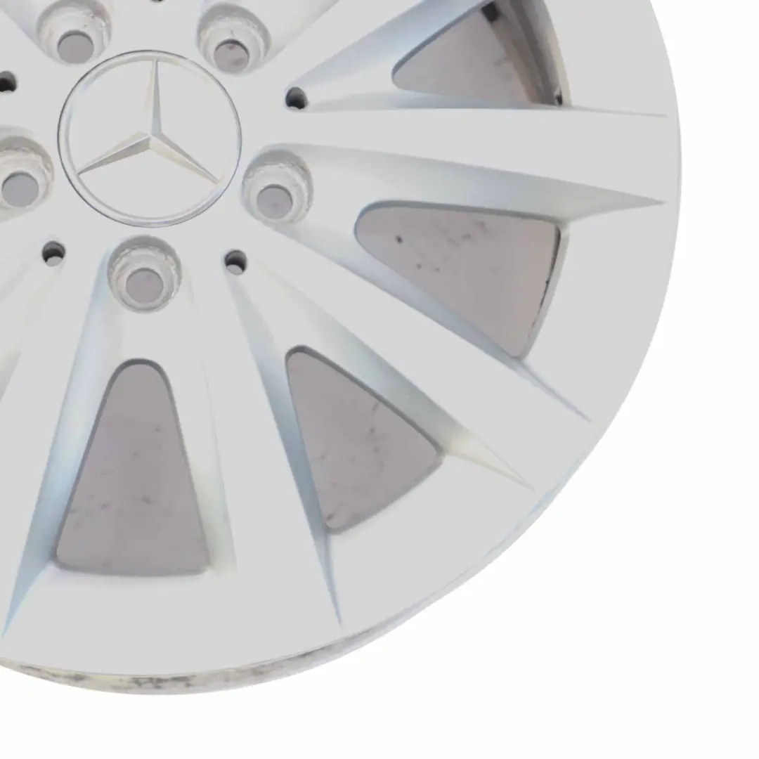 Mercedes W176 W246 Cerchio in lega argento a 10 razze 16" ET:49 6,5J - SKU A2464010202-1 - Numero di parte A2464010202