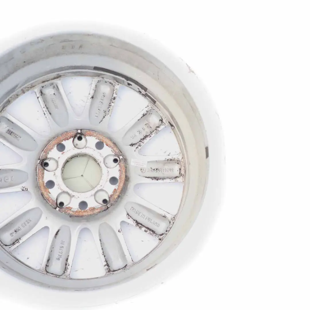 Mercedes W176 W246 Jante alliage argentée 10 branches 16" ET:49 6,5J - SKU A2464010202-1 - Numéro de pièce A2464010202