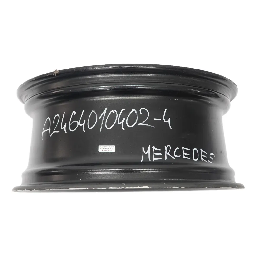 Mercedes W176 Czarna Felga Aluminiowa 18" ET:52 7,5J 5 - SKU A2464010402-4 - Numer Części A2464010402