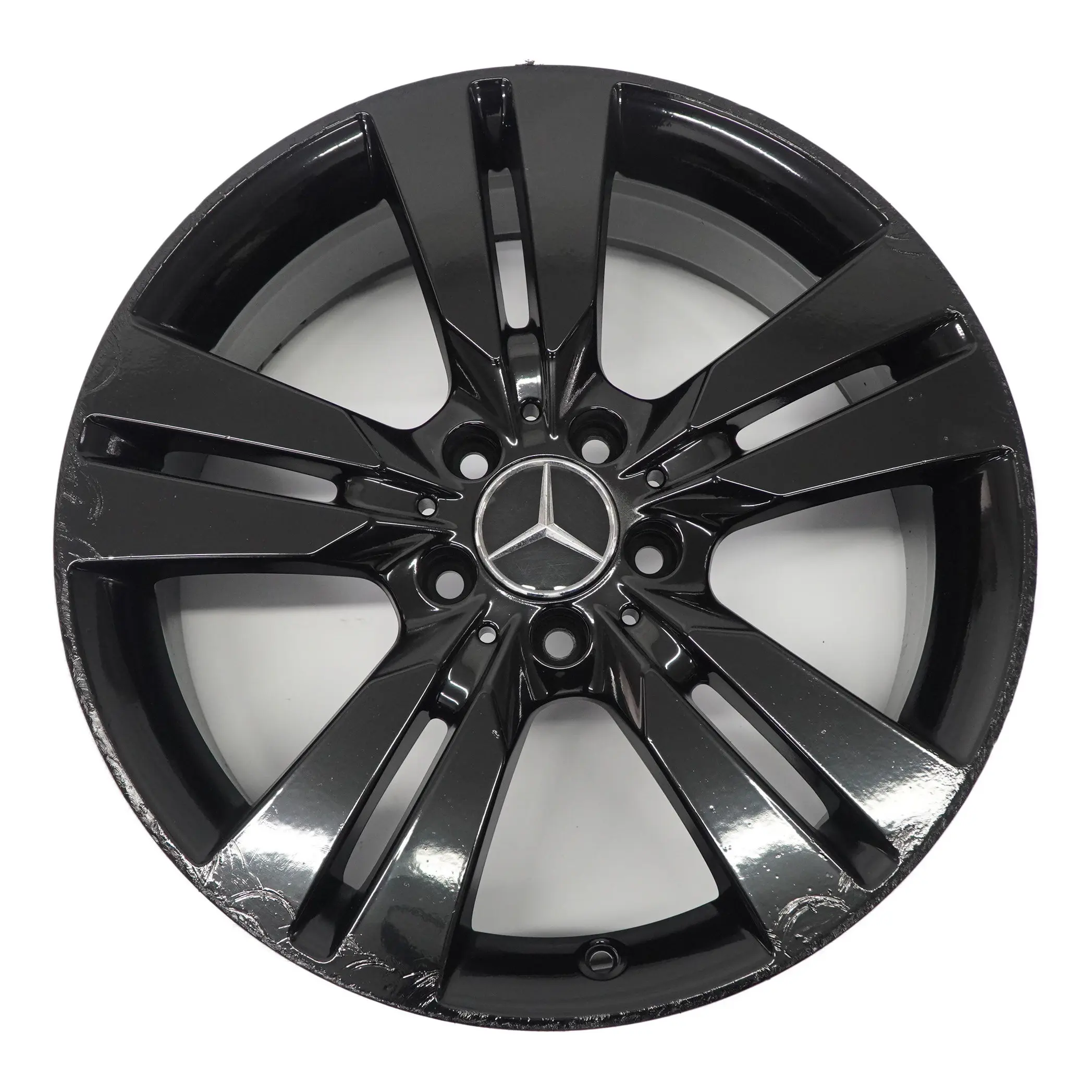 Mercedes W176 Cerchio in lega nero 18" ET:52 7,5J 5 doppie razze A2464010402
