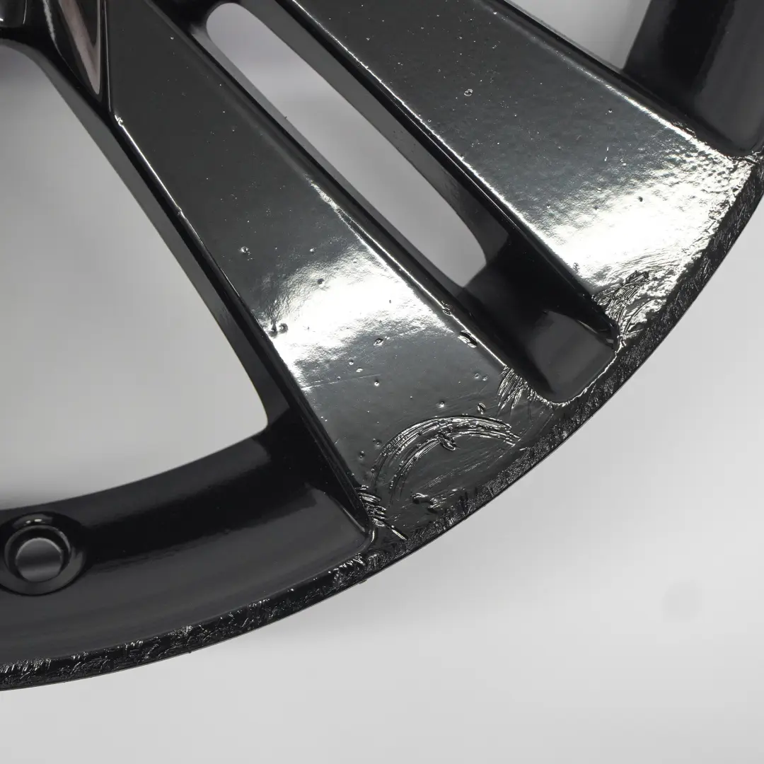 Mercedes W176 Black Alloy Wheel Rim 18" ET:52 7,5J 5 Double Spoke - SKU A2464010402-4 - Part number A2464010402