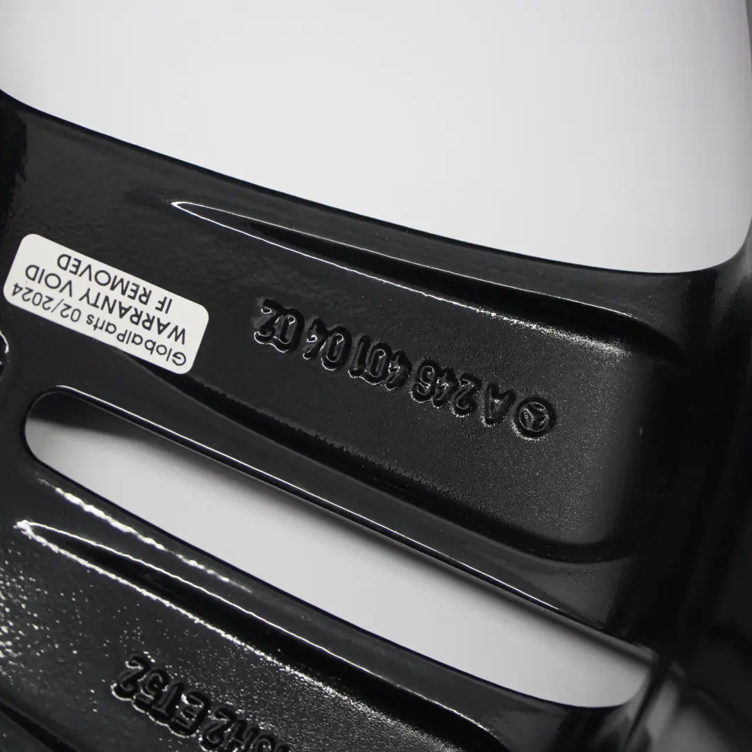 Alloy Wheel Rim 18" ET:52 7,5J 5 Double Spoke to Mercedes W176 Black with Part number A2464010402 Mercedes W176 Black Alloy Wheel Rim 18" ET:52 7,5J 5 Double Spoke - SKU A2464010402-5 - Part number A2464010402