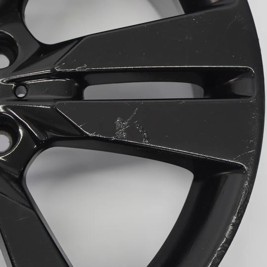 Mercedes W176 Black Alloy Wheel Rim 18" ET:52 7,5J 5 Double Spoke - SKU A2464010402-5 - Part number A2464010402