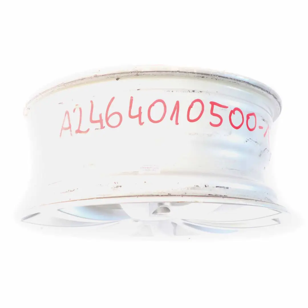 Mercedes W176 W246 Cerchio in lega argento a 10 razze 16" ET:49 6,5J - SKU A2464010500-1 - Numero di parte A2464010500