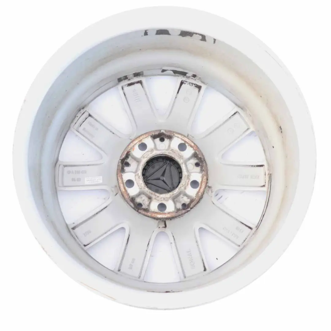Mercedes W176 W246 Cerchio in lega argento a 10 razze 16" ET:49 6,5J - SKU A2464010500-1 - Numero di parte A2464010500