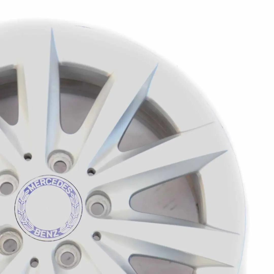 Mercedes W176 Silberne 10-Speichen Leichtmetallfelge 16" ET:49 6,5J - SKU A2464010500-1 - Teilenummer A2464010500