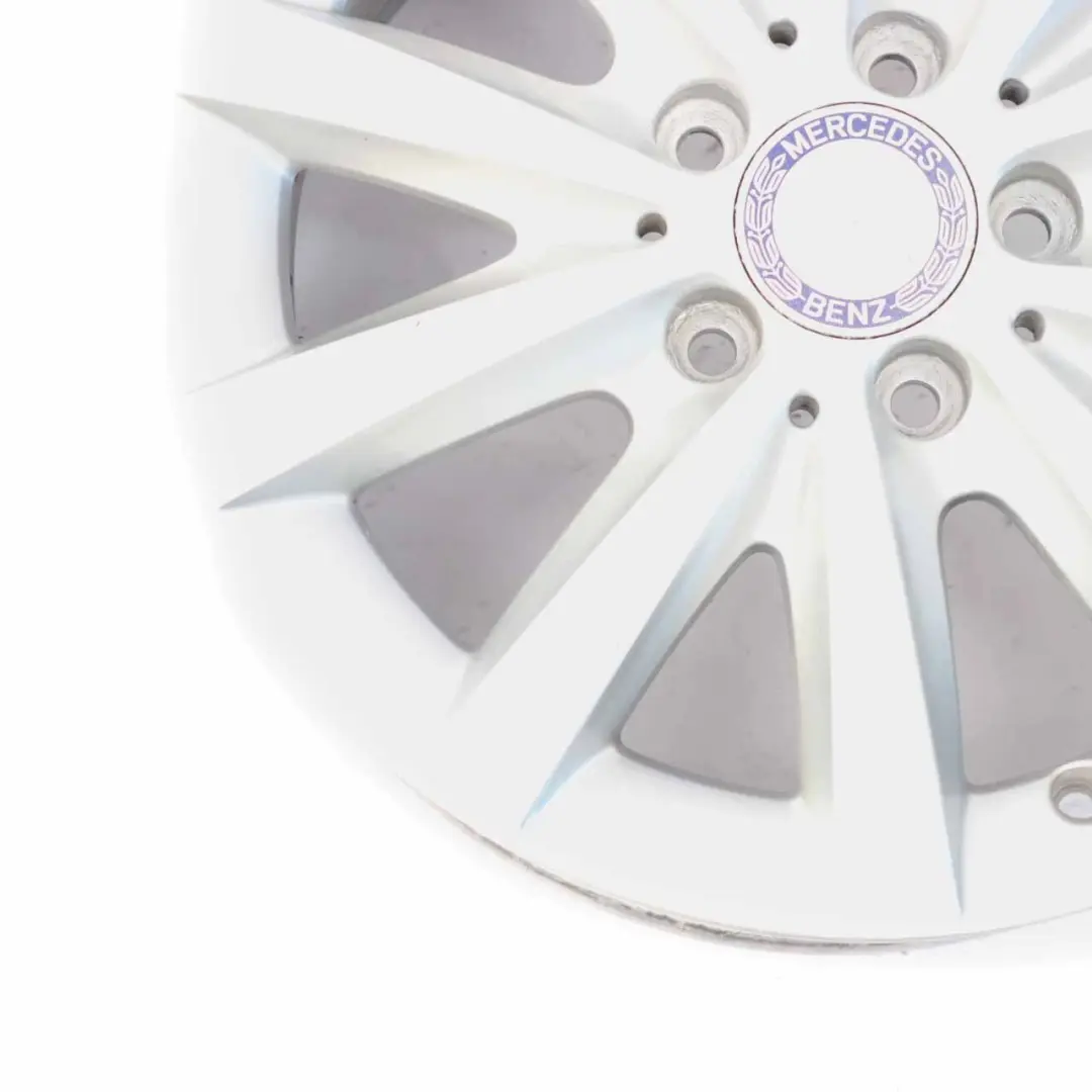 Mercedes W176 W246 Cerchio in lega argento a 10 razze 16" ET:49 6,5J - SKU A2464010500-1 - Numero di parte A2464010500