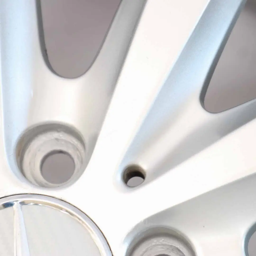 10-Spoke Alloy Wheel Rim 16" ET:49 6,5J to Mercedes W176 W246 Silver with Part number A2464010500 Mercedes W176 W246 Silver 10-Spoke Alloy Wheel Rim 16" ET:49 6,5J - SKU A2464010500-3 - Part number A2464010500