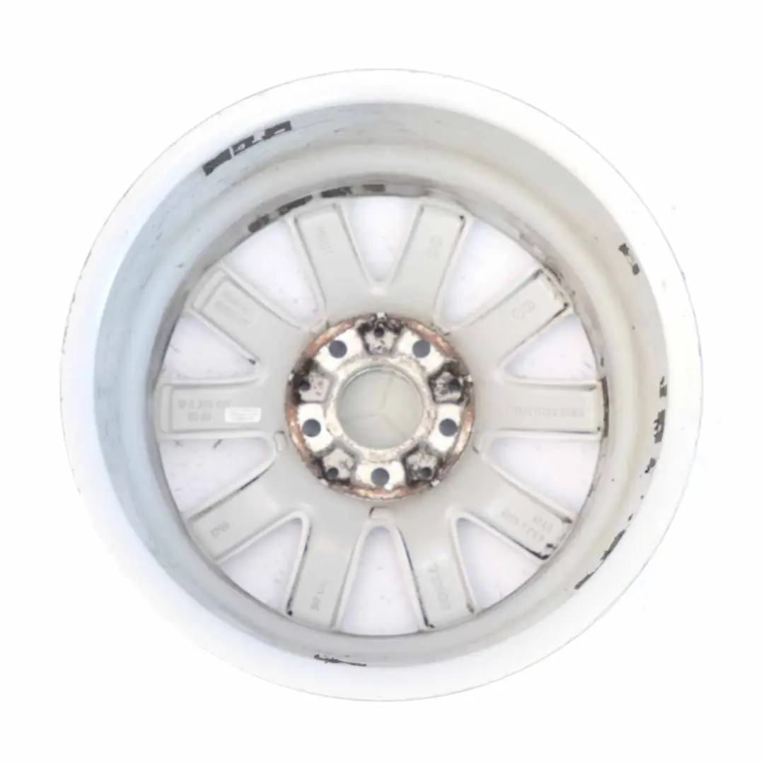 10-Spoke Alloy Wheel Rim 16" ET:49 6,5J to Mercedes W176 W246 Silver with Part number A2464010500 Mercedes W176 W246 Silver 10-Spoke Alloy Wheel Rim 16" ET:49 6,5J - SKU A2464010500-3 - Part number A2464010500