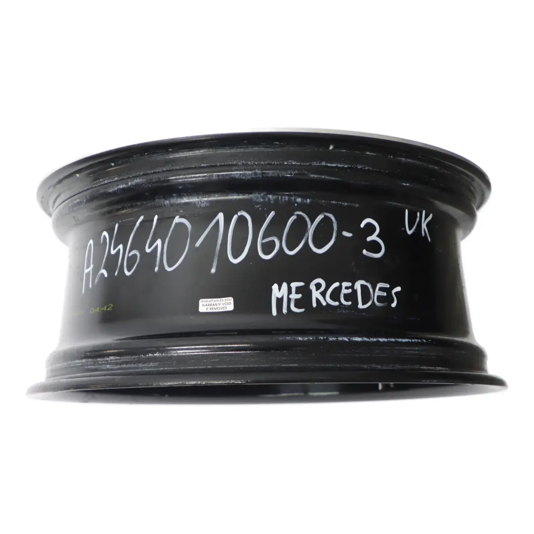 Alloy Rim 18" 5 Double Spoke ET:52 7.5J to Mercedes W176 W246 Wheel with Part number A2464010600 Mercedes W176 W246 Wheel Alloy Rim 18" 5 Double Spoke ET:52 7.5J - SKU A2464010600-3 - Part number A2464010600