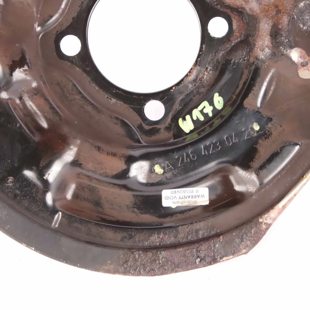 Mercedes a B W169 W245 Posteriore Sinistra Bremsscheibenschutzplatte A1694230120 - SKU A2464230420 - Numero di parte A2464230420
