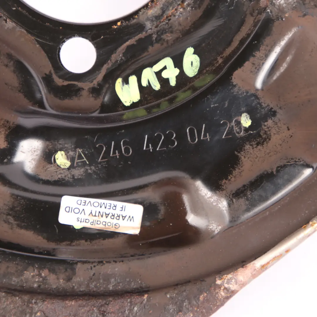Mercedes a B W169 W245 Posteriore Sinistra Bremsscheibenschutzplatte A1694230120 - SKU A2464230420 - Numero di parte A2464230420