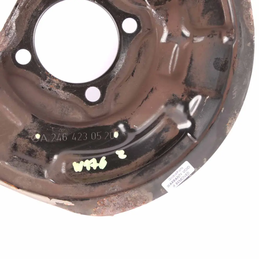  Brake Disc Plate Mercedes W176 W246 Rear Right O/S Protection Plate - SKU A2464230520 - Part number A2464230520