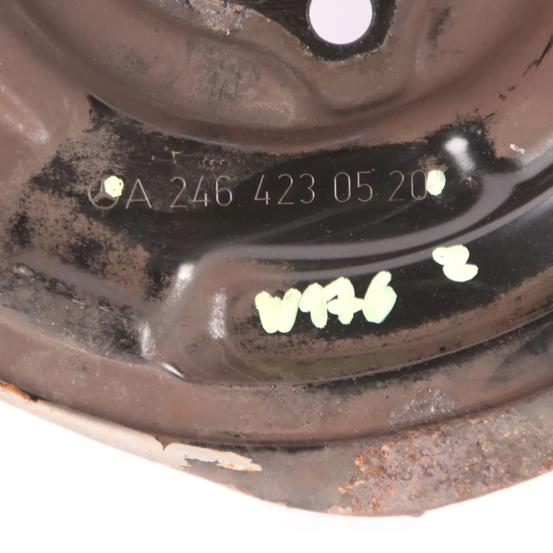 Bremsscheibenteller Mercedes W176 W246 Schutzblech hinten rechts für mit Teilenummer A2464230520 Bremsscheibenteller Mercedes W176 W246 Schutzblech hinten rechts - SKU A2464230520 - Teilenummer A2464230520