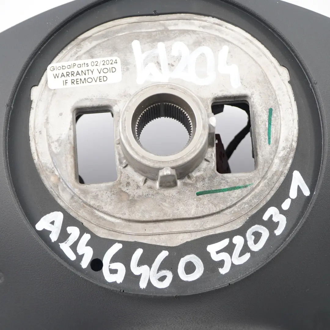Mercedes W204 NEW Black Leather Steering Wheel Multifunction - SKU A2464605203-1 - Part number A2464605203