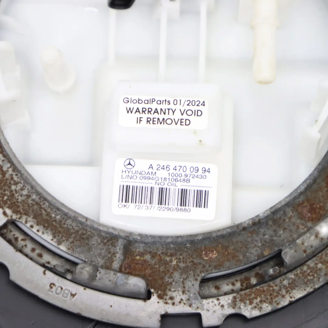 Mercedes W176 W246 Fuel Tank Petrol Complete Fuel Tank Unit 50L A2464702901 - SKU A2464703101 - Part number A2464703101