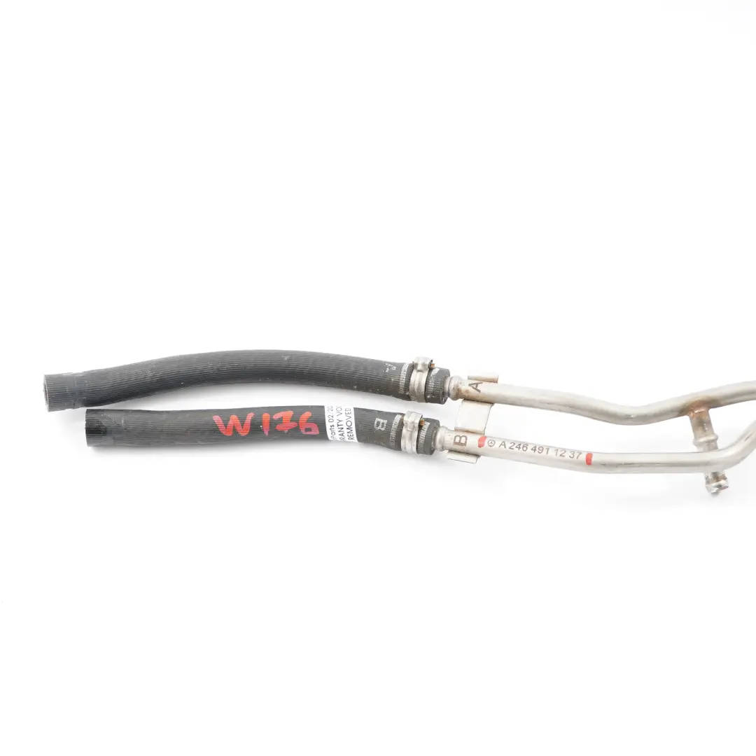 Mercedes W246 W242 OM651 Traitement des gaz d'échappement DPF Ligne de pression - SKU A2464911237 - Numéro de pièce A2464911237