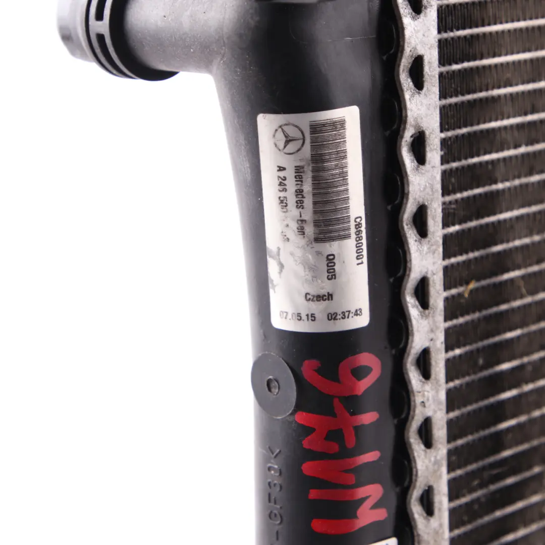  Cooling Radiator Mercedes W176 W246 Engine Coolant Radiator - SKU A2465001303 - Part number A2465001303