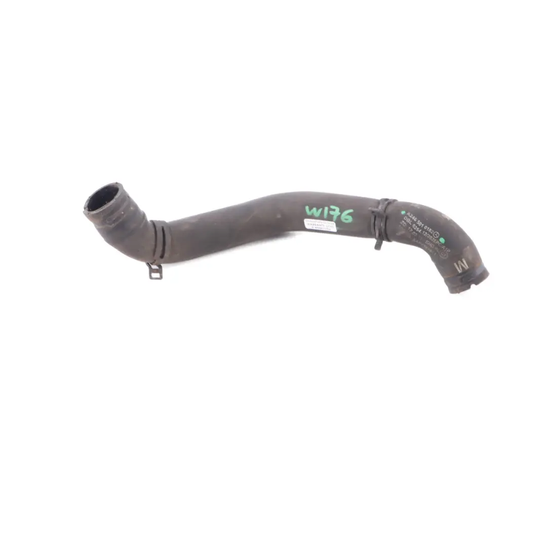 Water Pipe Mercedes C117 W176 W246 M270 Radiator Coolant Hose Line to with Part number A2465010182 Water Pipe Mercedes C117 W176 W246 M270 Radiator Coolant Hose Line - SKU A2465010182 - Part number A2465010182