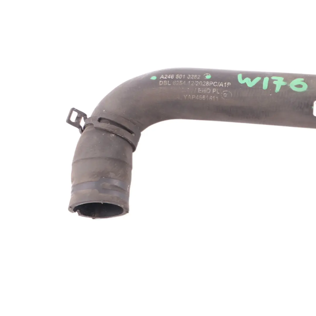 Water Pipe Mercedes C117 W176 W246 M270 Radiator Coolant Hose Line to with Part number A2465010282 Water Pipe Mercedes C117 W176 W246 M270 Radiator Coolant Hose Line - SKU A2465010282 - Part number A2465010282